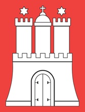 Fahne - Freie und Hansestadt Hamburg